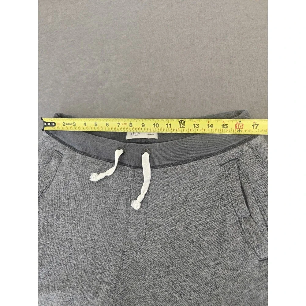 Abercrombie & Fitch Gray Marled Jogger Sweatpants Men's Large Drawstring Lounge